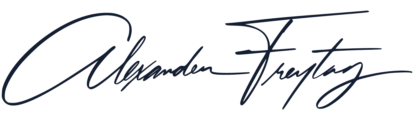 Signature of Alexander Freytag